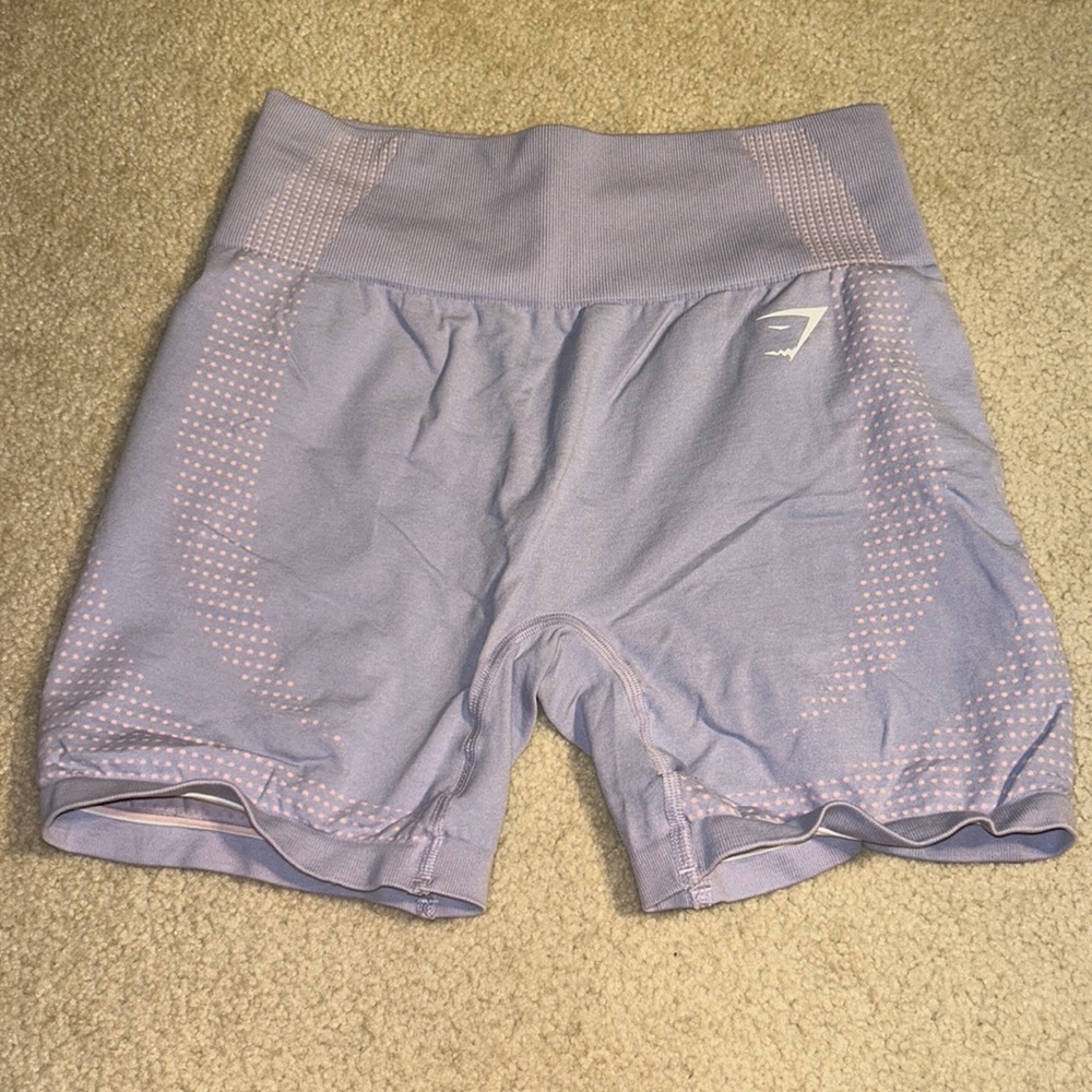 Gymshark purple biker shorts